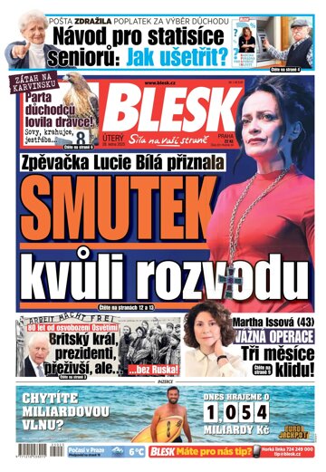 Obálka e-magazínu Blesk 28.1.2025