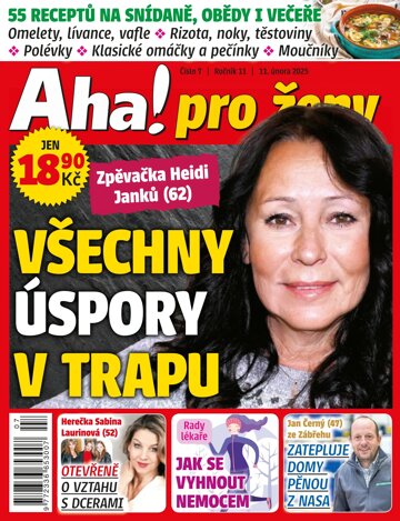 Obálka e-magazínu AHA! pro ženy 7/2025