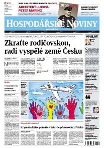 Obálka e-magazínu Hospodářské noviny 056 - 20.3.2014