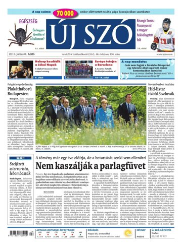 Obálka e-magazínu Új Szó 8.6.2015