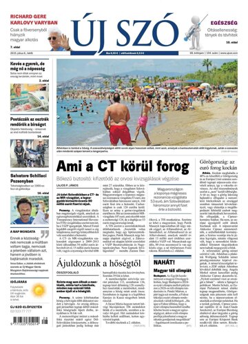 Obálka e-magazínu Új Szó 6.7.2015