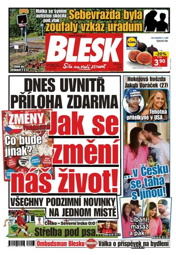 Obálka e-magazínu Blesk 5.9.2016