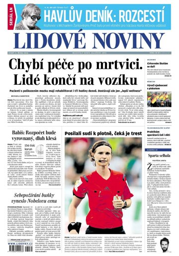 Obálka e-magazínu Lidové noviny 4.10.2016