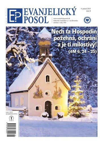 Obálka e-magazínu Evanjelický posol č. 1/2019