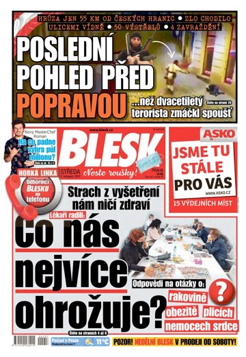 Obálka e-magazínu Blesk 4.11.2020