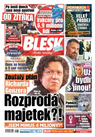 Obálka e-magazínu Blesk 8.12.2020