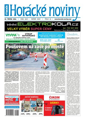 Obálka e-magazínu Horácké Noviny 25/2024