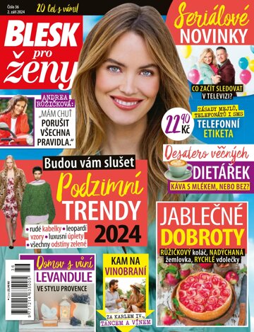 Obálka e-magazínu Blesk pro ženy 36/2024