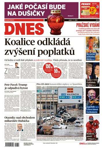 Obálka e-magazínu MF Dnes 1.11.2024