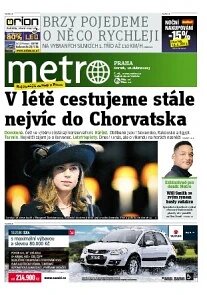 Obálka e-magazínu deník METRO 18.4.2013