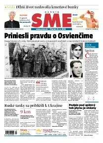 Obálka e-magazínu SME 25.4.2014