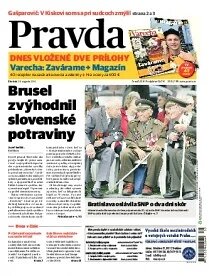 Obálka e-magazínu Pravda 28. 8. 2014