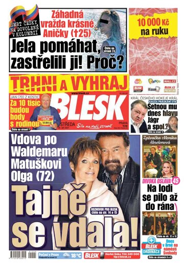 Obálka e-magazínu Blesk 29.9.2021