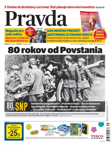 Obálka e-magazínu Pravda 28. 08. 2024