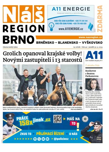 Obálka e-magazínu Náš Region - Brno 40/2024