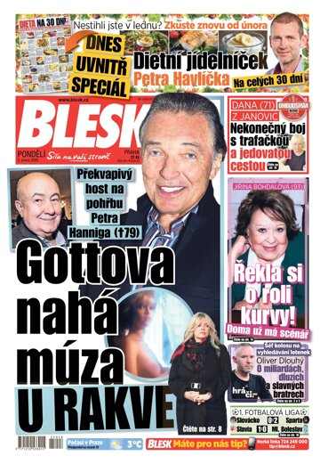 Obálka e-magazínu Blesk 3.2.2025