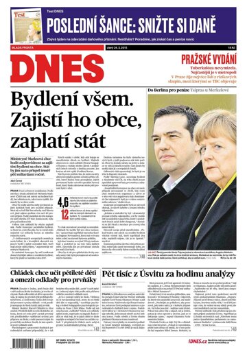 Obálka e-magazínu MF Dnes 24.3.015