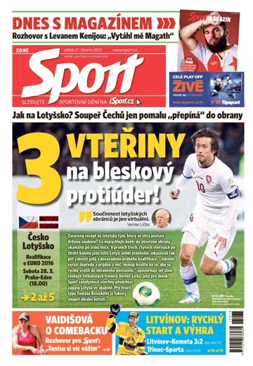 Obálka e-magazínu Sport 27.3.2015