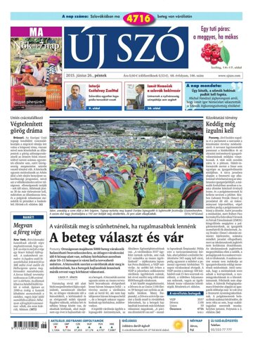 Obálka e-magazínu Új Szó 26.6.2015