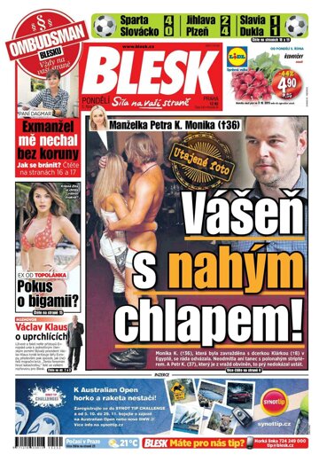 Obálka e-magazínu Blesk 5.10.2015