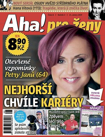 Obálka e-magazínu AHA! pro ženy 21.2.2017