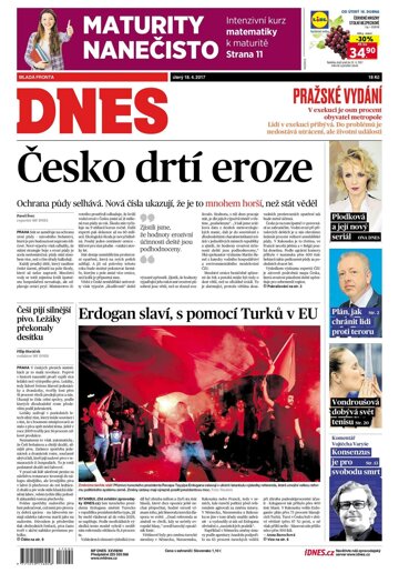 Obálka e-magazínu MF Dnes 18.4.2017