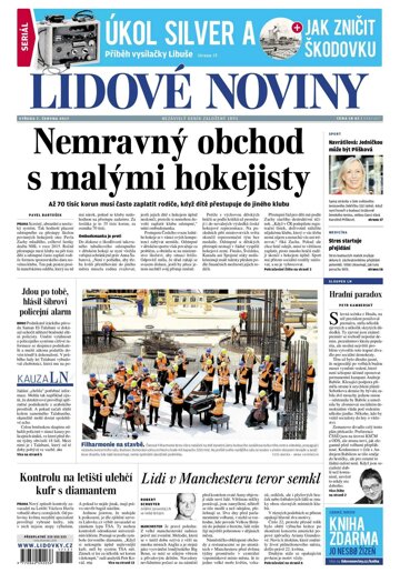 Obálka e-magazínu Lidové noviny 7.6.2017