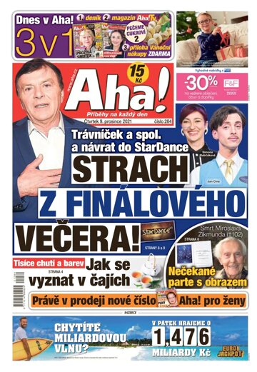 Obálka e-magazínu AHA! 9.12.2021