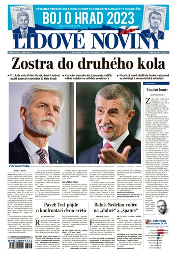 Obálka e-magazínu Lidové noviny 16.1.2023