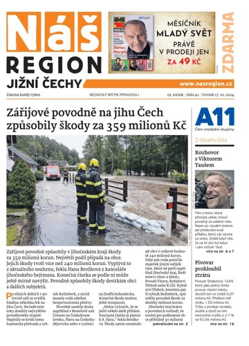 Obálka e-magazínu Náš Region - Jižní Čechy 42/2024