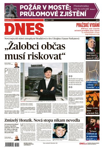 Obálka e-magazínu MF Dnes 17.1.2025