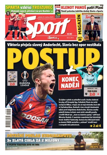 Obálka e-magazínu Sport 24.1.2025