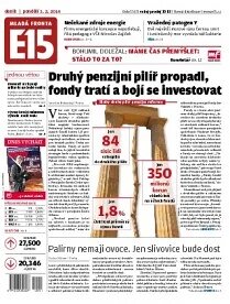 Obálka e-magazínu E15 3.2.2014