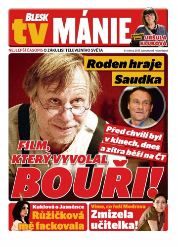 Obálka e-magazínu Blesk Tv manie 9.5.2015