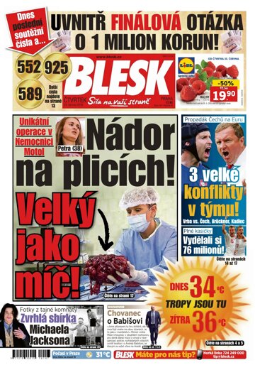 Obálka e-magazínu Blesk 23.6.2016