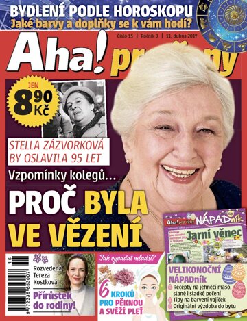 Obálka e-magazínu AHA! pro ženy 11.4.2017