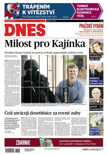 Obálka e-magazínu MF Dnes 12.5.2017