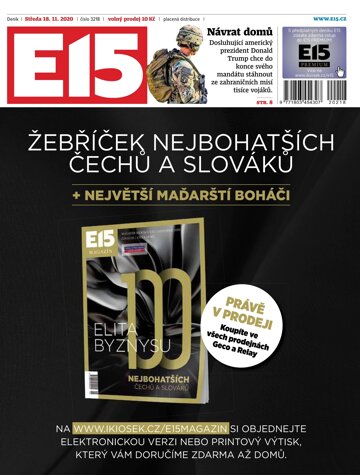 Obálka e-magazínu E15 18.11.2020