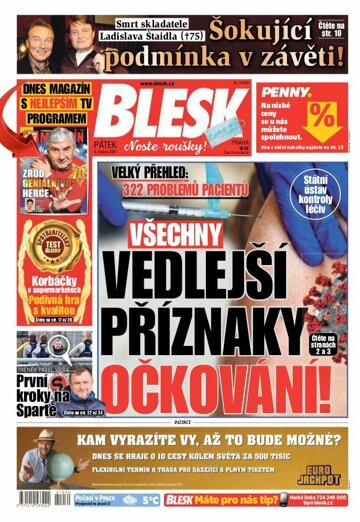 Obálka e-magazínu Blesk 5.2.2021