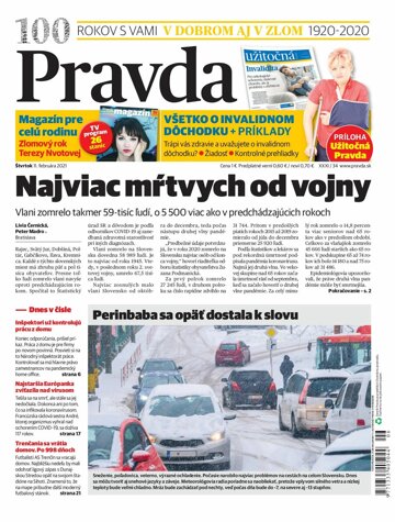 Obálka e-magazínu Pravda 11. 2. 2021