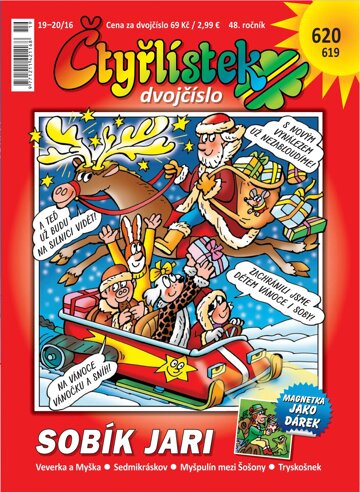 Obálka e-magazínu Čtyřlístek 19-20/2016