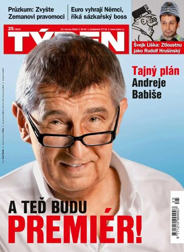 Obálka e-magazínu Týden 25/2016