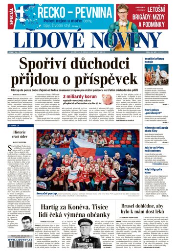 Obálka e-magazínu Lidové noviny 20.6.2023