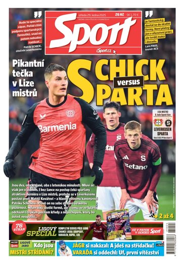 Obálka e-magazínu Sport 29.1.2025