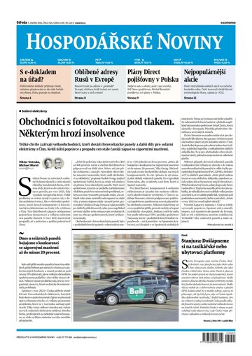 Obálka e-magazínu Hospodářské noviny 025 - 5.2.2025