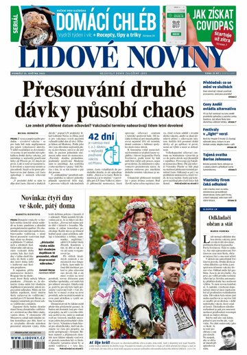 Obálka e-magazínu Lidové noviny 31.5.2021