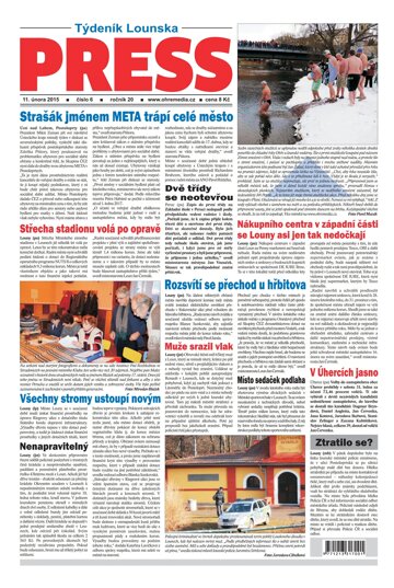 Obálka e-magazínu Lounský press 6/2015