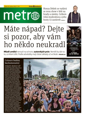 Obálka e-magazínu deník METRO 19.5.2023