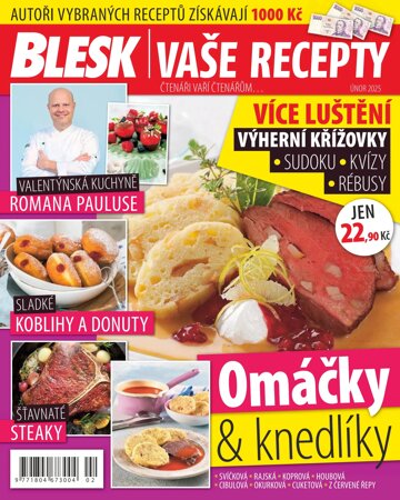 Obálka e-magazínu BLESK VAŠE RECEPTY 2/2025