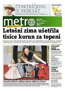 Obálka e-magazínu deník METRO 3.4.2014